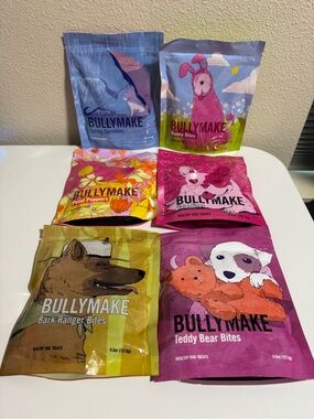 Bullymake Assorted Dog Treats Pack - 6 bags